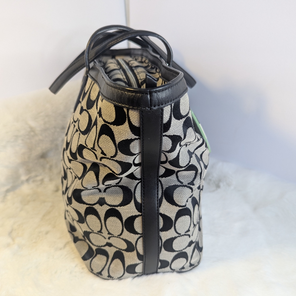 Coach Black and Gray Women's Tote Bag - Picture 2 of 8